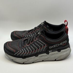 SKECHERS Men's Max Cushioning Premier‎ 7.5 Endeavour Black/Red/White 220070/BKWR